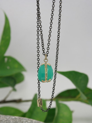 Malachite Freefall Necklace outlet