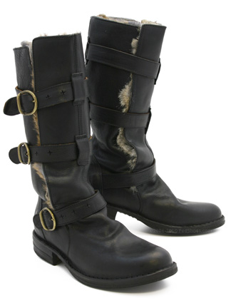 Fiorentini Baker Eternity Boot 7040 in Black Fur Lined Ped Shoes Order online or 866.700.SHOE 7463