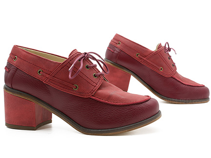 Deux Souliers Nautic Heel in Red : Ped Shoes - Order online or 866.700 ...