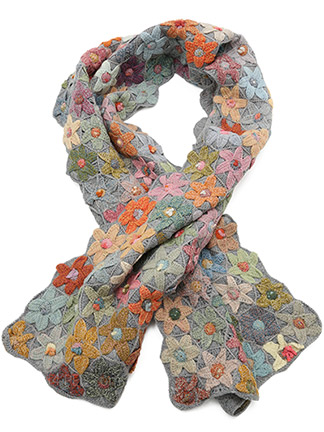 Sophie Digard Lotus Scarf in Multi : Ped Shoes - Order online or 866. ...
