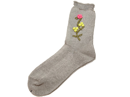 Antipast Embroidery Socks in Grey : Ped Shoes - Order online or 866.700 ...