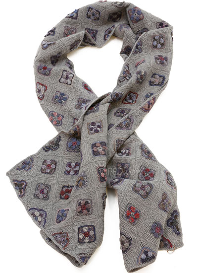 Sophie Digard Clover Scarf in Slate : Ped Shoes - Order online or 866. ...