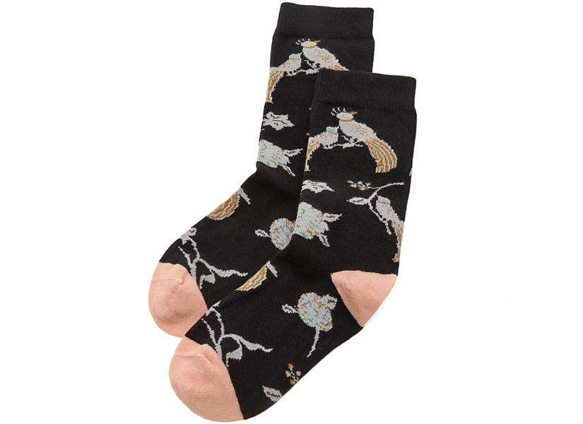 Little River Zkano Oiseaux Socks In Black Ped Shoes Order Online Or