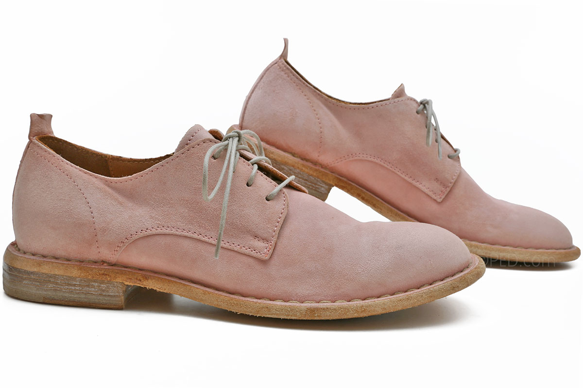 schroef Verplicht dood MOMA Fiona in Rosa Suede : Ped Shoes - Order online or 866.700.SHOE (7463).
